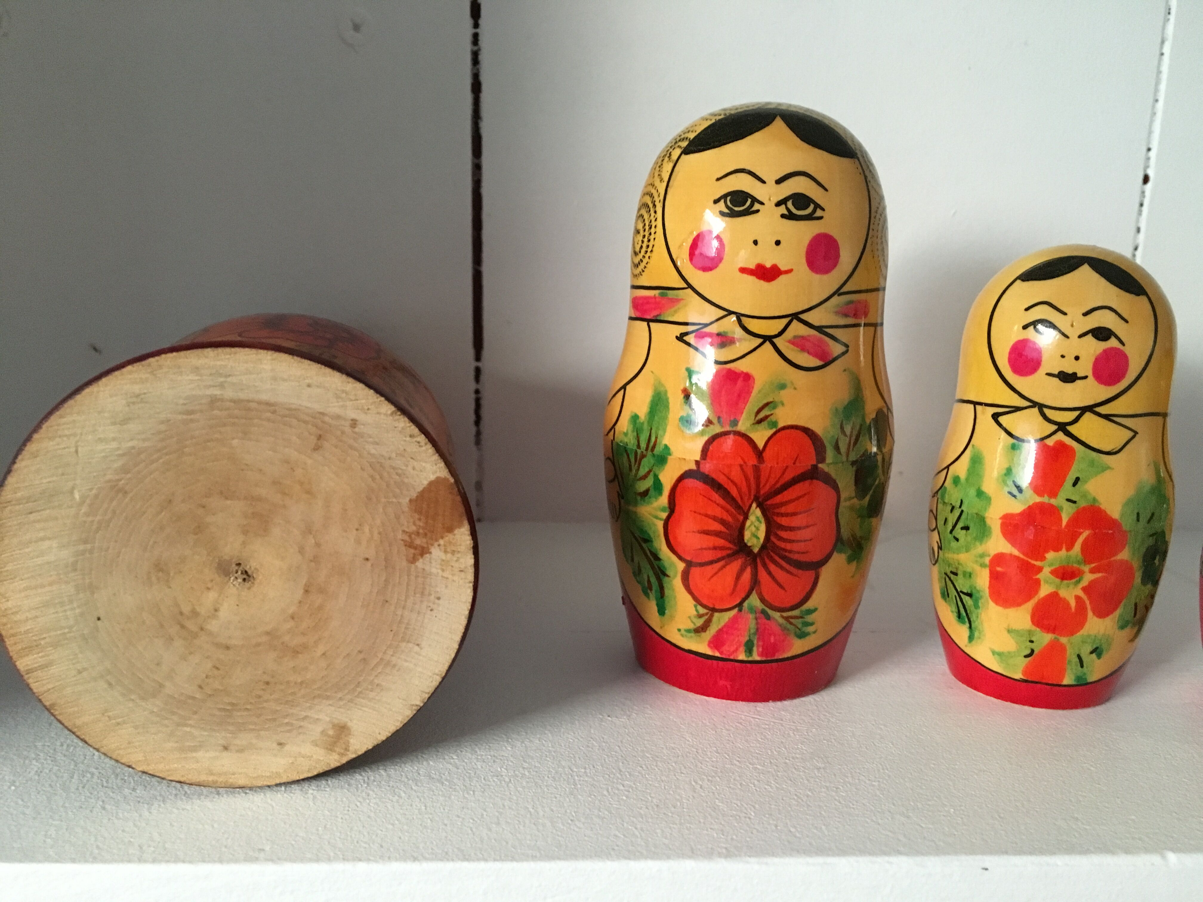 Vintage Russian nesting dolls