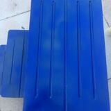 Foldable stepladder in small shelf