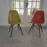 Original Eames DSW chairs