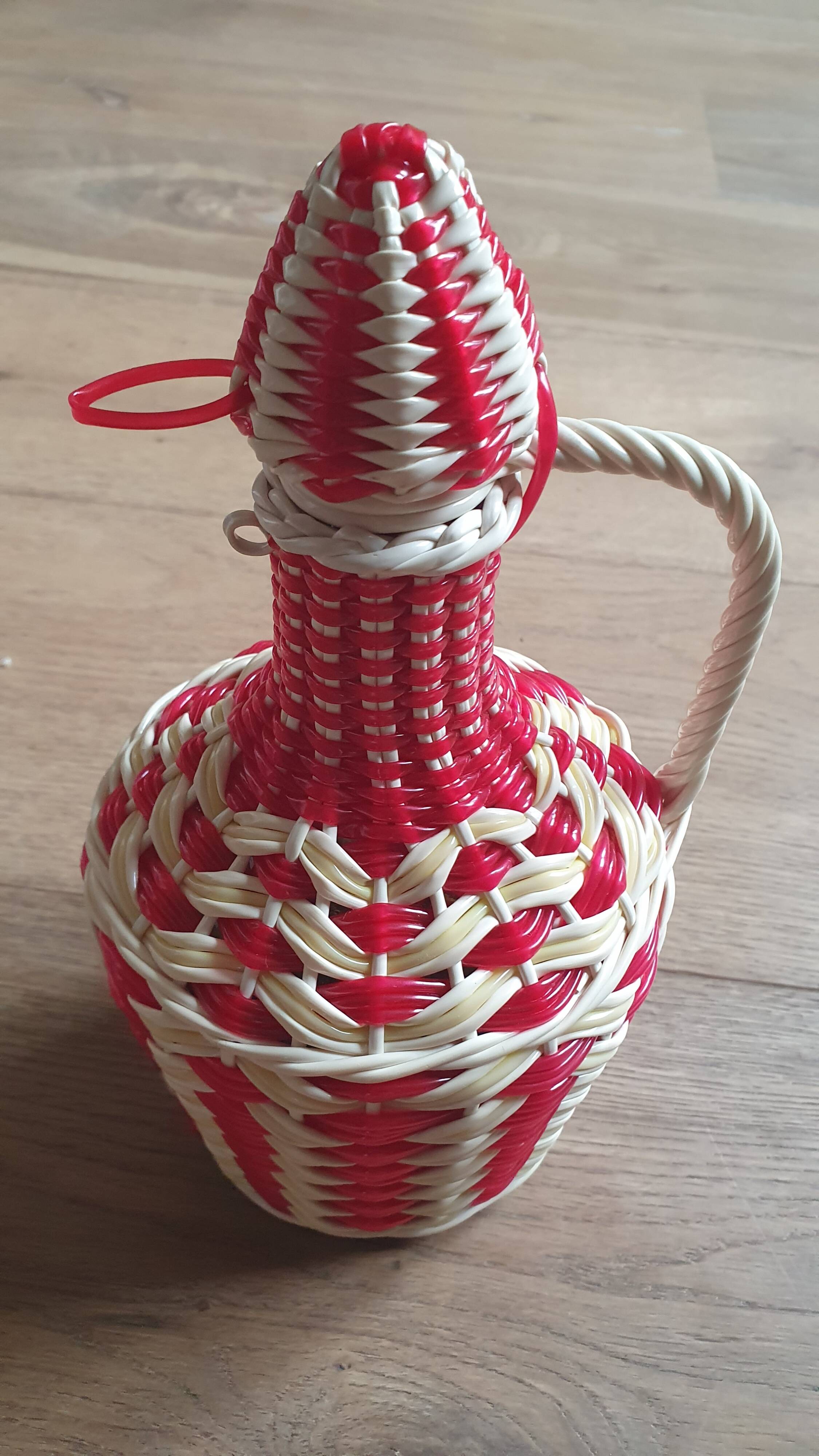 Vintage Scoubidou Bottle