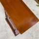 Louis-Philippe style bedside table or end table in cherry wood from the 1980s.