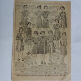 Excerpt from the advertising catalogue La Samaritaine of March 1939 department stores in Paris