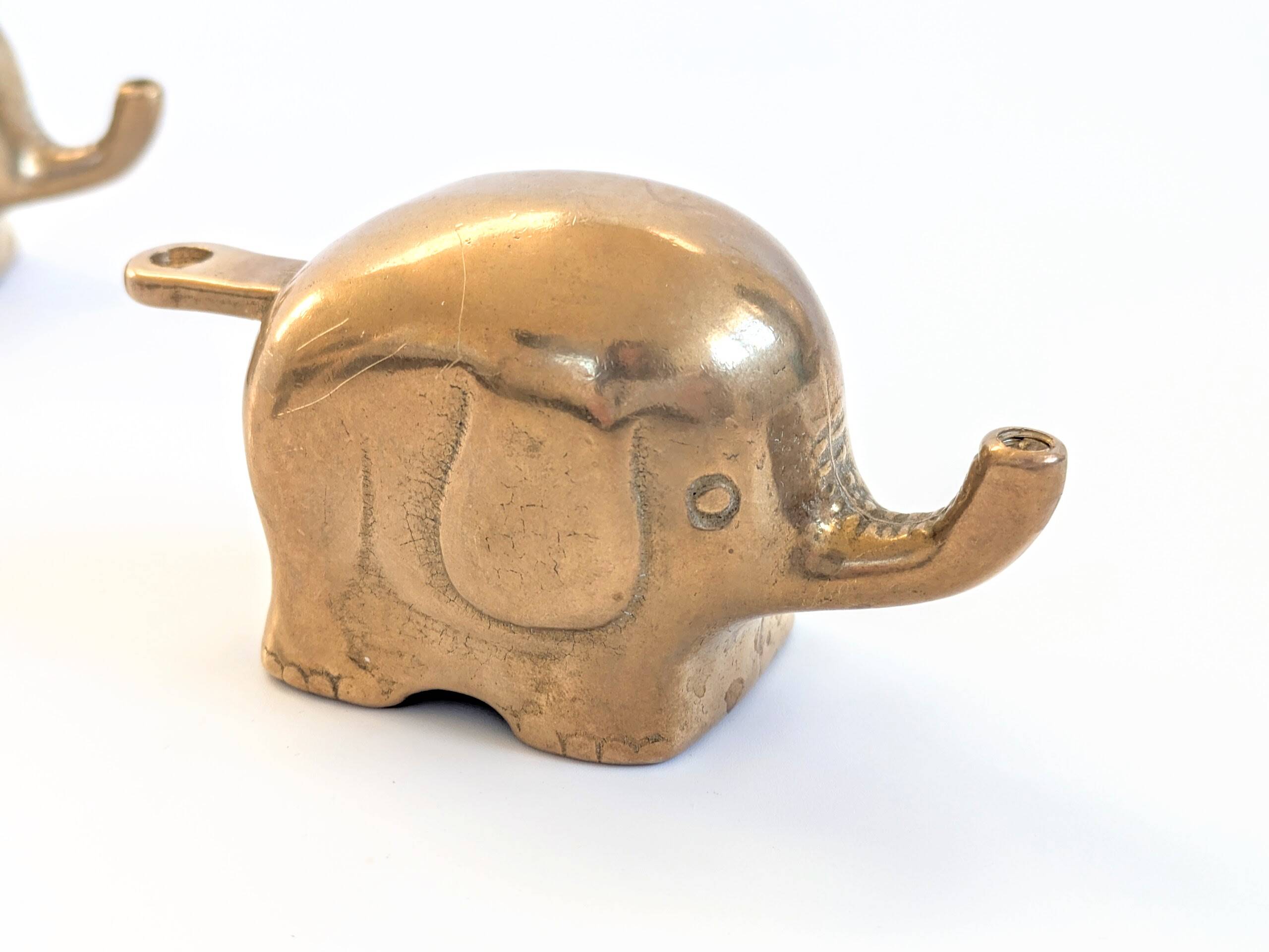 Elephant Parade Candle Holder | Brass | 1960s