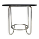 Table basse ronde Bauhaus par Robert Slezák, Tchécoslovaquie, années 1930