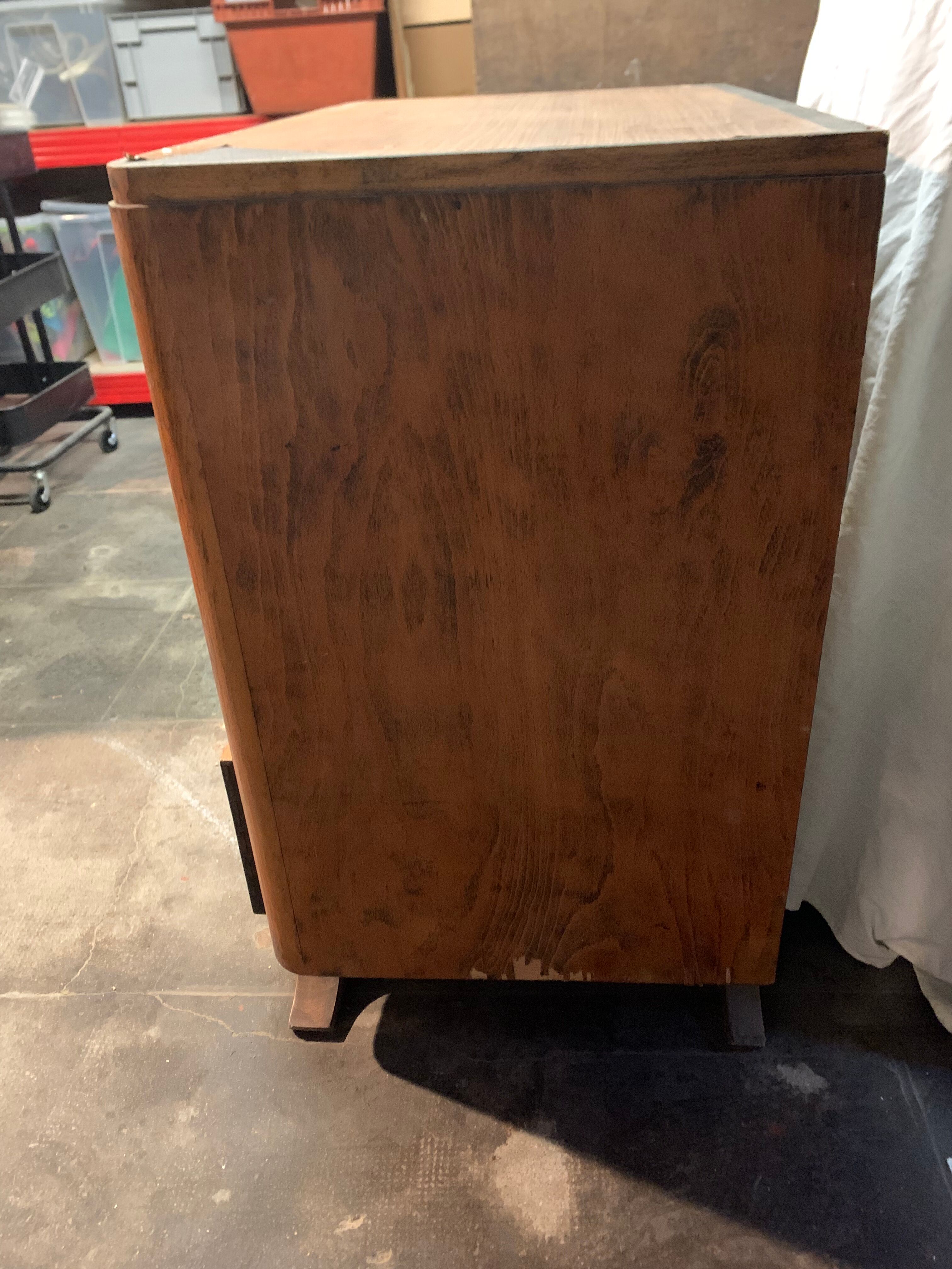 Chest of drawers mustache