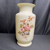 Large hand-painted porcelain vase, 20th century