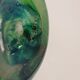 Multicolored glass paste vase signed Gabriel Milesi master glassmaker
