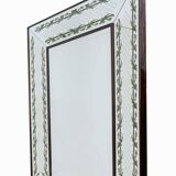 Luigi Brusotti Mid-Century Modern Italian Decorated Mirror, 1940s