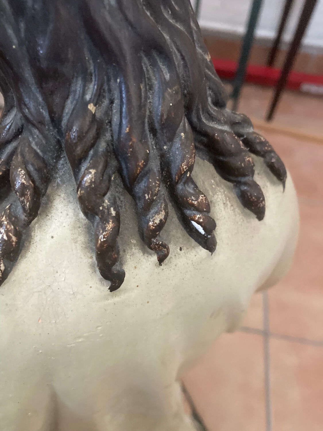 Ancient religious statue - great sacred heart