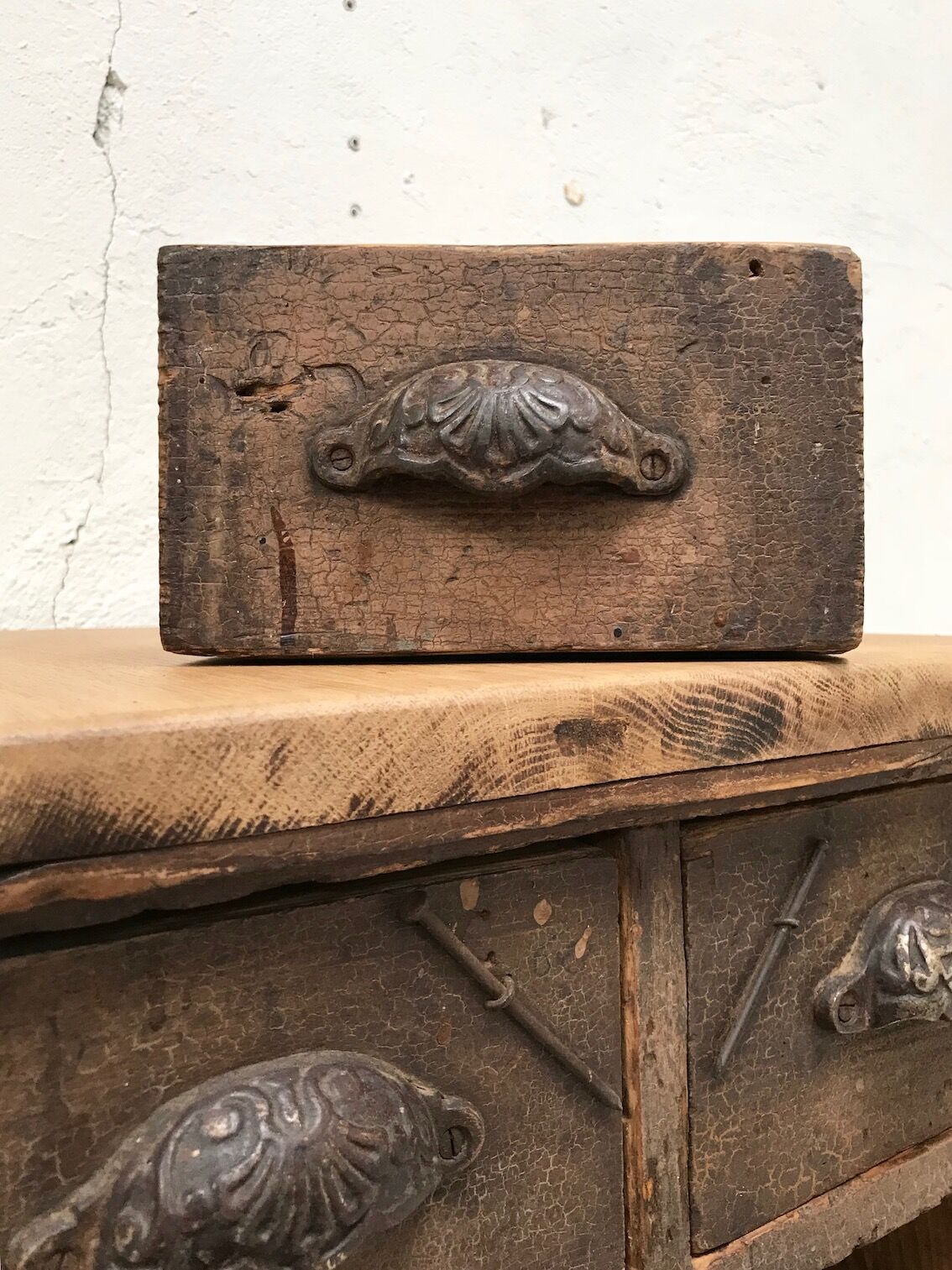 Wooden craft furniture with 10 drawers