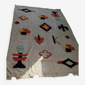 Large cotton rug