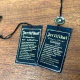 German Vintage Art Collection Richartz Plate and Bowl in Glass by Hans Jürgen Richartz for Mathildenhütte, Solingen, Set of 2