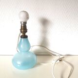 blue opaline lamp base
