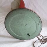 Lampe de bureau 50's rouge peinture granite de marque: aluminor nice