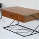 Paire de chevets flottants en teck 1960
