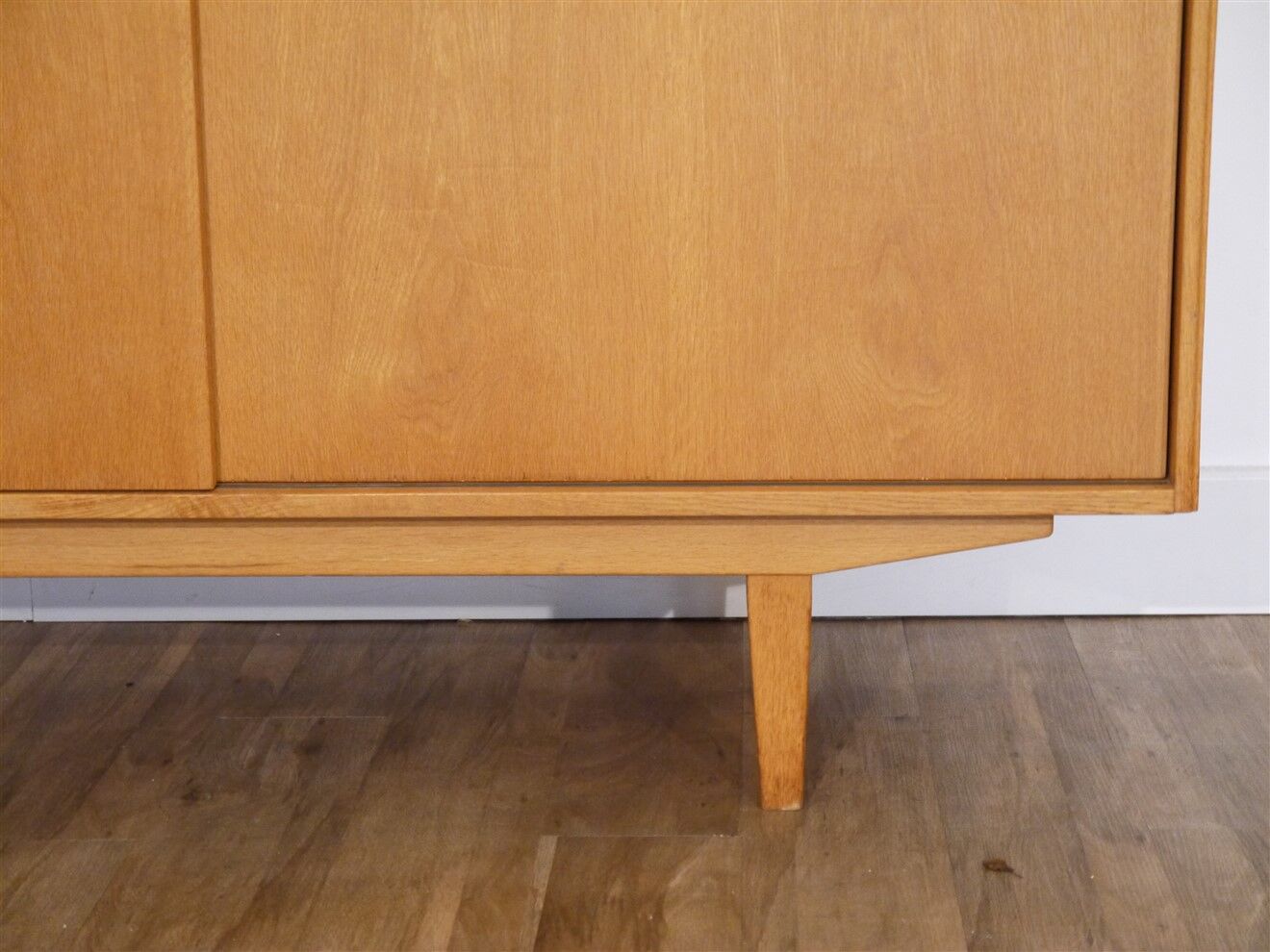 Minimalist Scandinavian sideboard in oak 1960