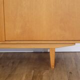Minimalist Scandinavian sideboard in oak 1960