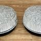 Pair of round Holophane ceiling lights, vintage, DR 60, 70s