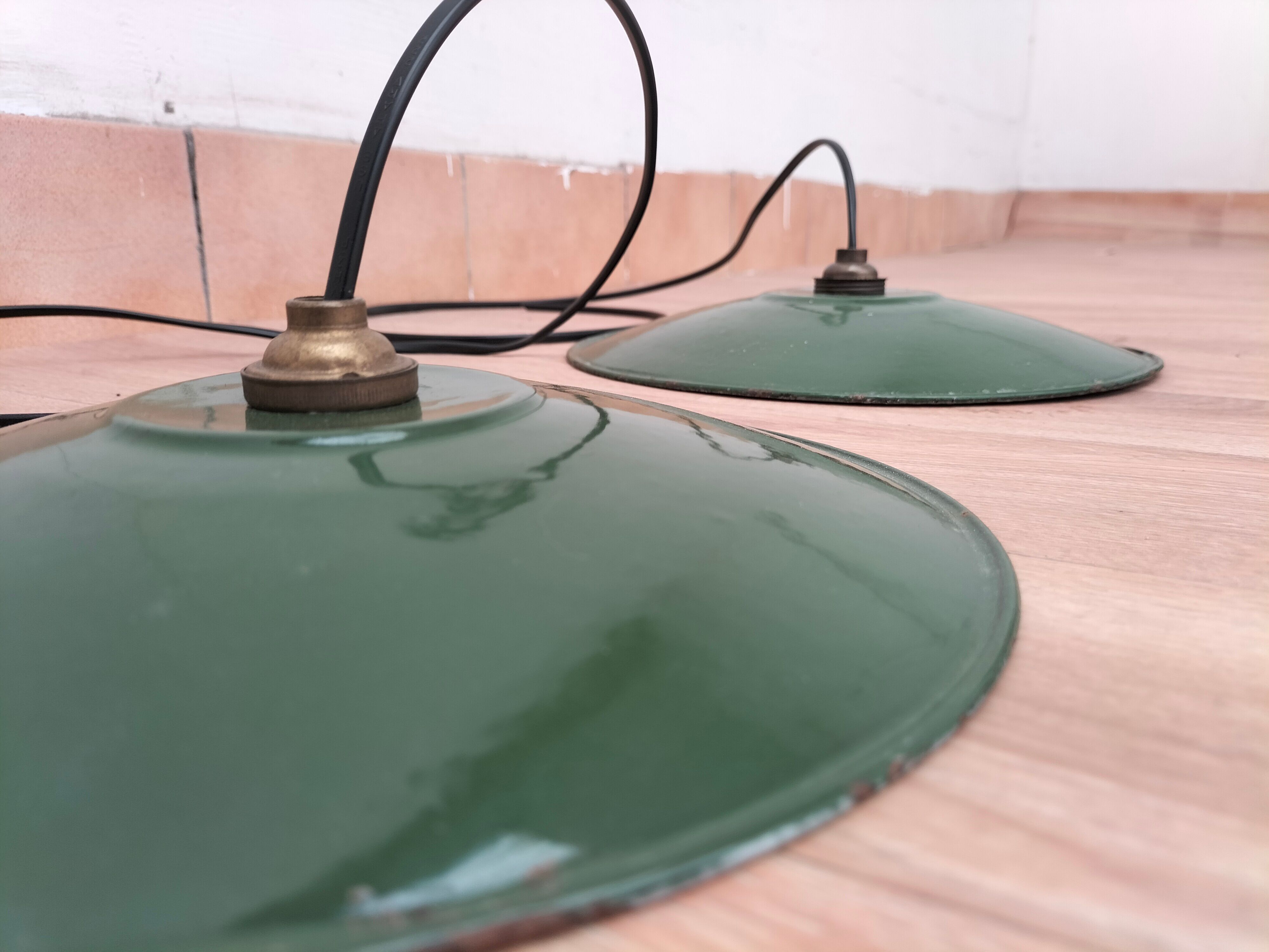 Set of antique lamps