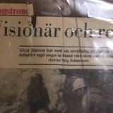 Swedish Oil on Canvas – "Obscured by Trees" by Alvar Jansson