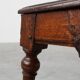 Antique English oak farmhouse bench, UK ca. 1850