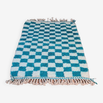 Berberbohemian handmade wool rug 150 X 100 CM