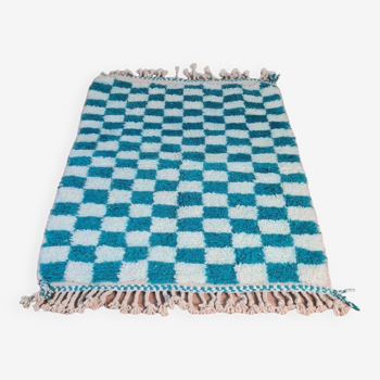 Tapis berbèrebohemian en laine fait main 150 X 100 CM