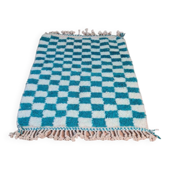 Tapis berbèrebohemian en laine fait main 150 X 100 CM