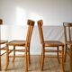 Set of 4 bentwood bistro chairs signed luterma 1950
