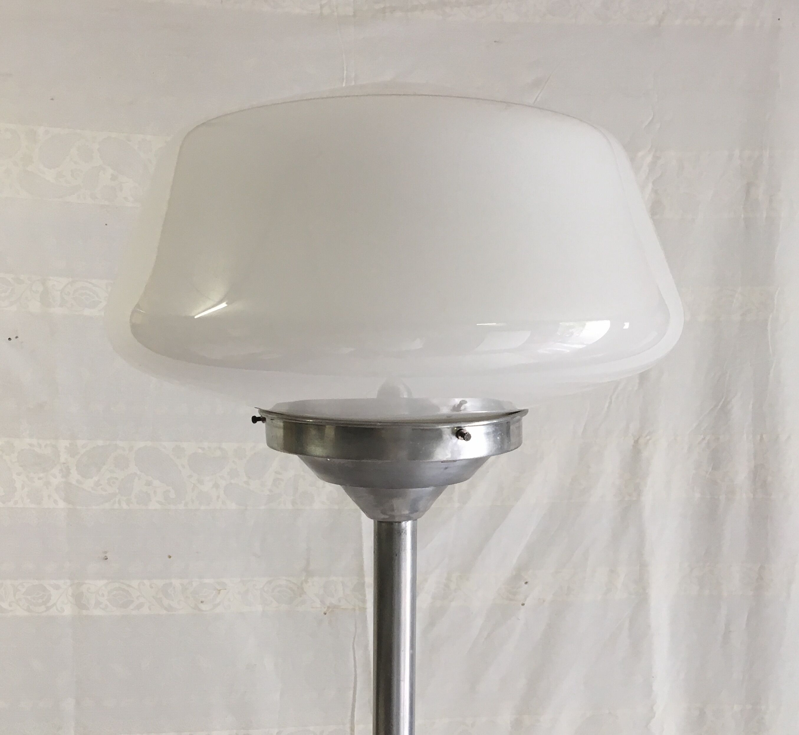 Floorlamp opaline, 50s