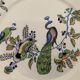 12 art nouveau flat plates from Boch La Louvière, peacock model