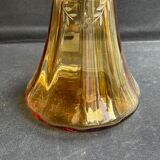 Liquor decanter - amber-cut crystal