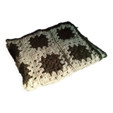 Patchwork crocheted plaid