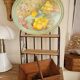 Wrought iron shelf