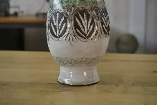 Grand vase en céramique brutaliste attribué à Albert Thiry 1950’s