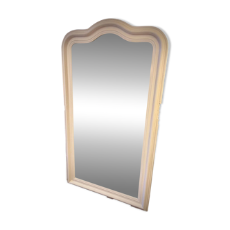 Large wooden and stucco mirror 19th century