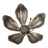 Ashtrays, lotus flower, removable petals, made of metal.