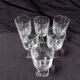 Set of 6 crystal water glasses from Villeroy and Boch, model Mercury - Height 14.