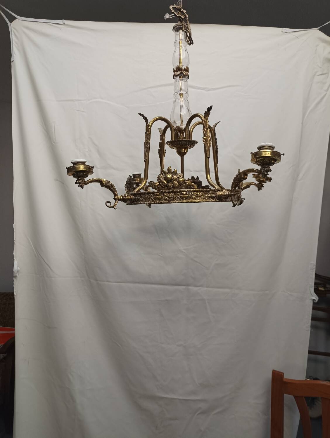 Gran lampara art déco