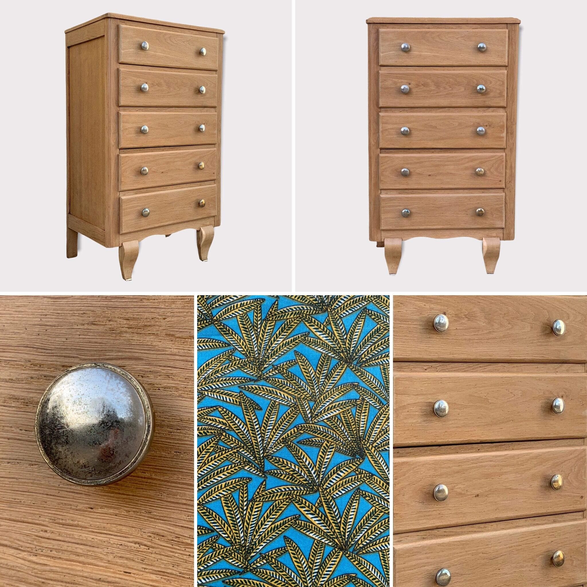 Art Deco ragpicker raw wood