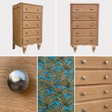 Art Deco ragpicker raw wood