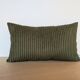 Coussin velours côtelé