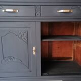 Sideboard painted in anthracite gray