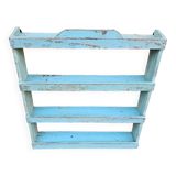 Burmese teak wall shelf