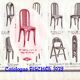 2 Fischel chairs N°196 around 1930 wooden seat- 5 bars