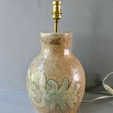 Ceramic lamp foot by Jean Claude Monange, 60s-70s