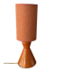 Lampe opaline diabolo orange