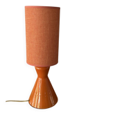Lampe opaline diabolo orange