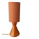 Lampe opaline diabolo orange