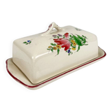 Butter dish KG Luneville model Réverbère 1950, earthenware